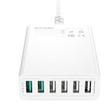 BlitzWolf BW-S15 oplader til mobil enhed Universel Hvid Vekselstr�m Hurtig opladning Indend�rs #6