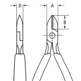 KNIPEX Electronics Diagonal Cutter #4
