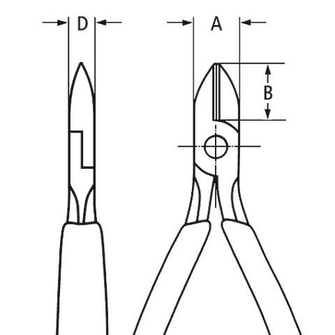 KNIPEX Electronics Diagonal Cutter #4