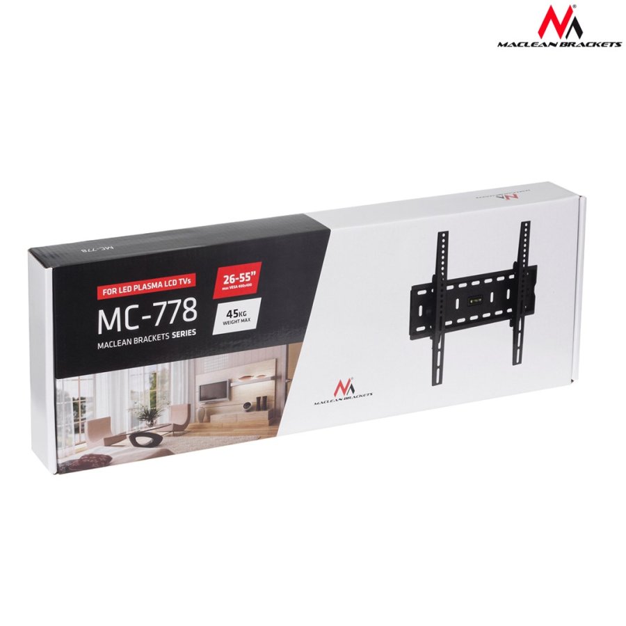 Maclean MC-778 tv-beslag 165,1 cm (65