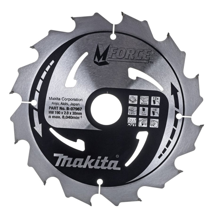 Makita HS7611 transportabel rundsav 19 cm 5500 rpm 1600 W #2