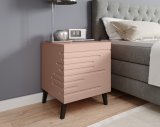 Cama sengebord NOVA 44x40x52 pink mat #3