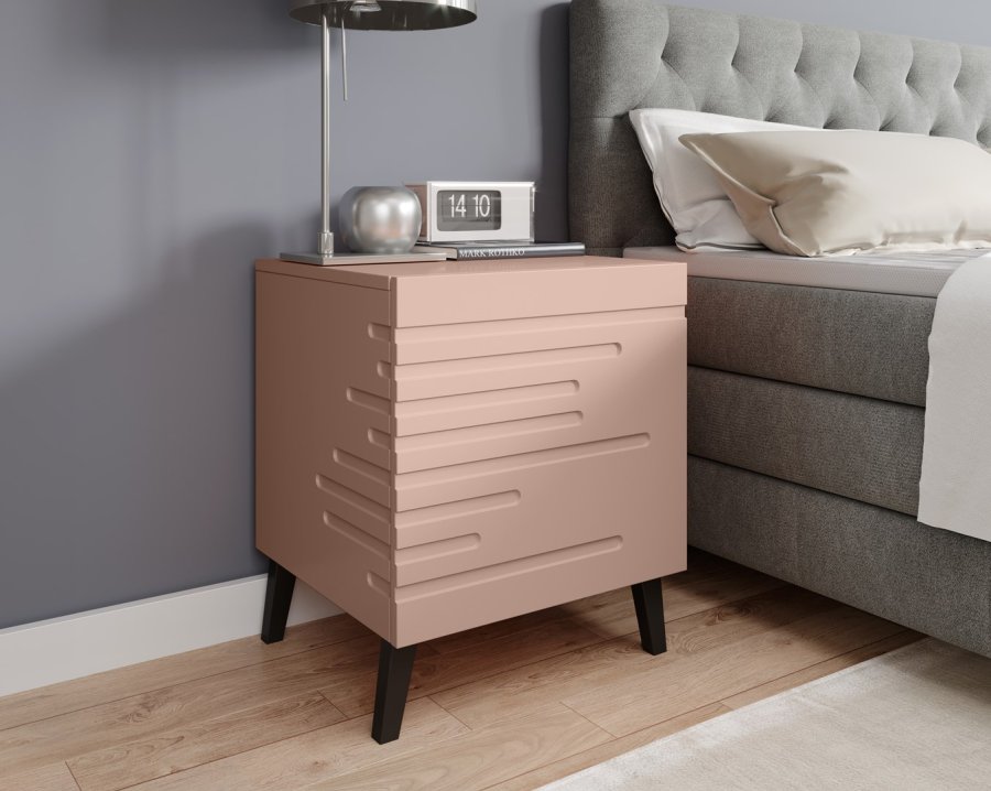 Cama sengebord NOVA 44x40x52 pink mat #3