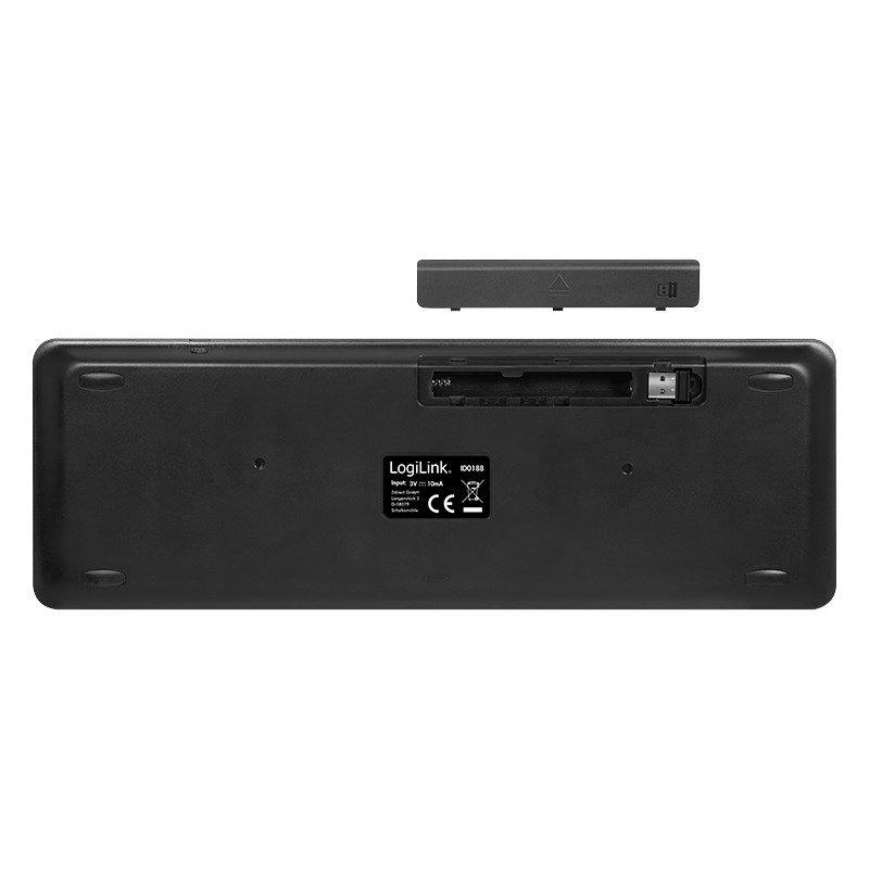 LogiLink ID0188 tastatur Hjem RF tr�dl�st QWERTZ Sort #4