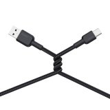 AUKEY CB-NAC2 USB-C Type-C Power Delivery PD 60W 3A 1.8m Nylon Sort #5