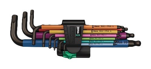 WERA 950 SPKL/9 SM N Multicolor Hex-Plus Hex Key Set High Torque #1