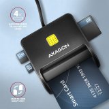 Axagon CRE-SM3SD USB Smart card & SD/microSD/SIM Flat smartcard lser Indendrs USB 2.0 Sort #4