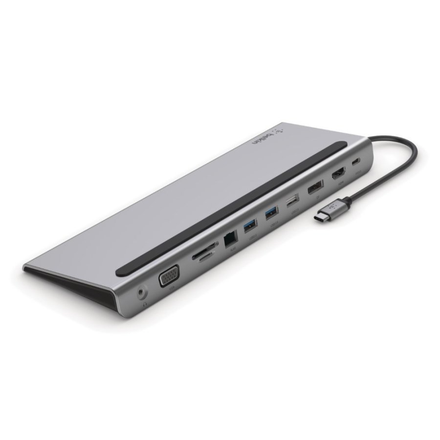 Belkin INC004BTSGY dockingstation Ledningsfrt USB 3.2 Gen 1 (3.1 Gen 1) Type-C Sort, Gr #1