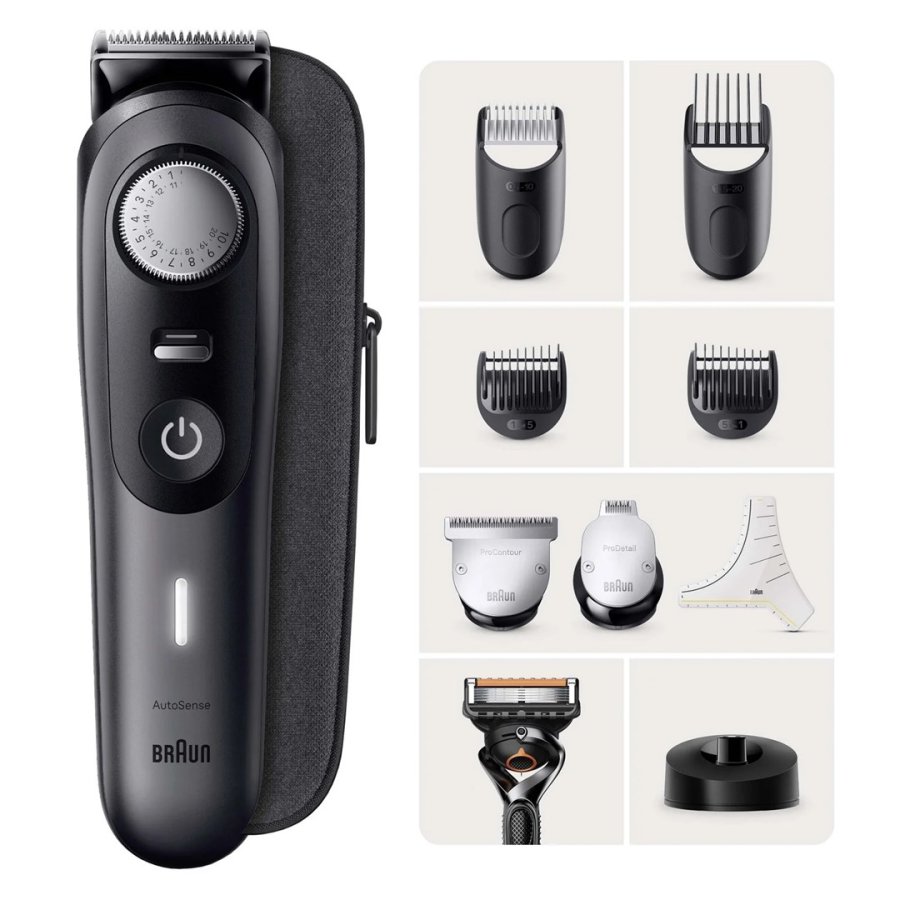 Braun BeardTrimmer 9 BT9421 sk�g trimmer Batteri 40 Sort #1