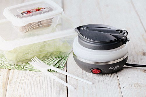 Adler AD 1279 elkedel 0,6 L 750 W Sort, Hvid #23