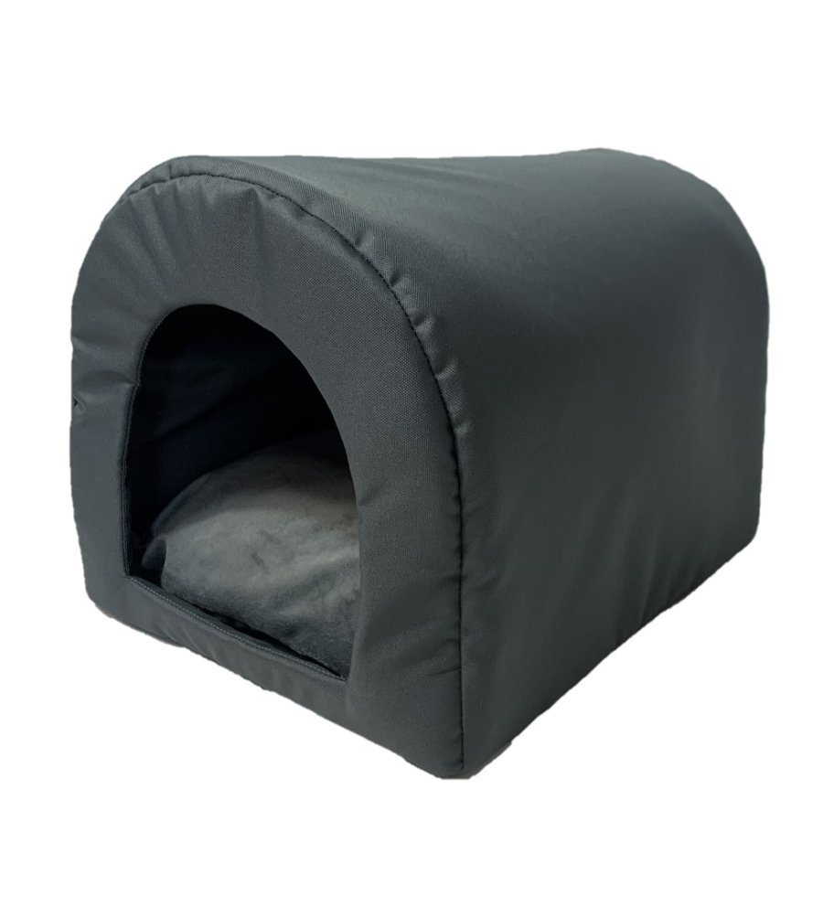 GO GIFT seng til katte og hunde - grafit - 40 x 33 x 29 cm #1
