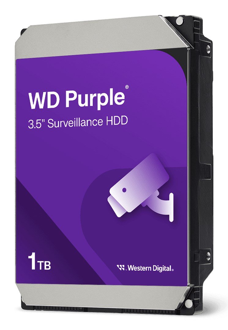 Western Digital Purple harddisk 1 TB 5400 rpm 64 MB 3.5