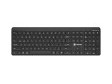 Natec Tang US tr�dl�st tastatur BT + 2.4 GHz lydsvagt slim sort #1