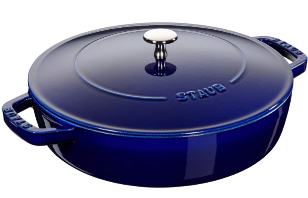 STAUB 28 cm dyb stegepande med lg 40511-476-0 #1