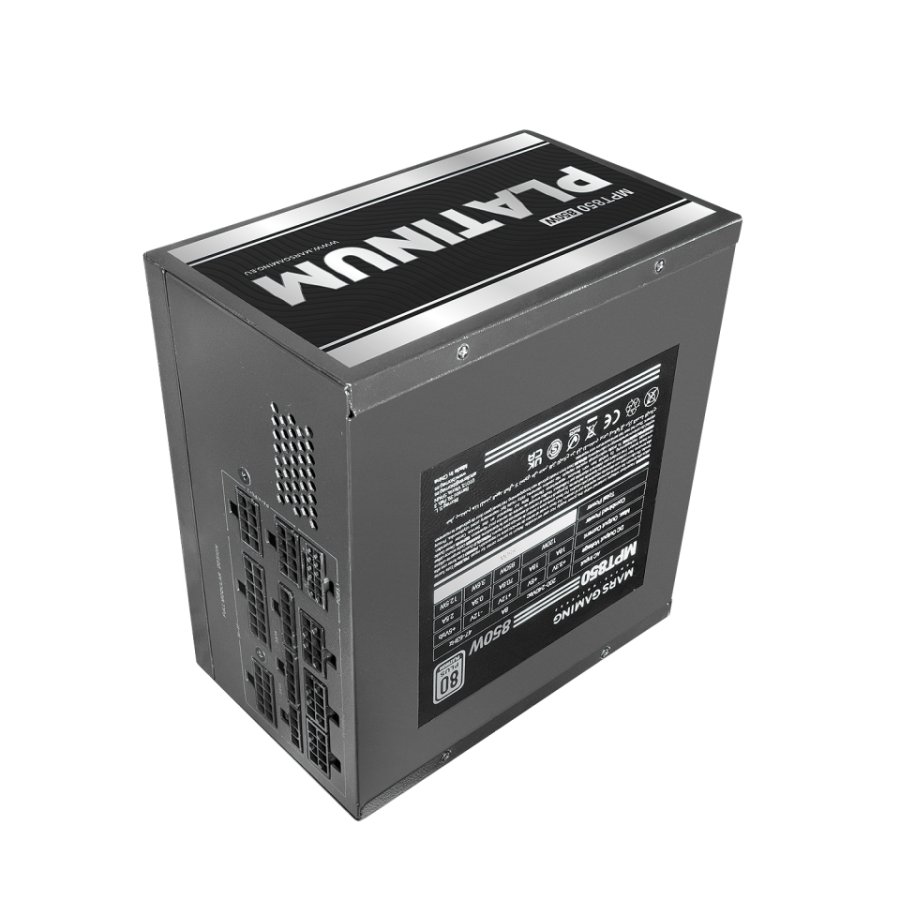 Mars Gaming MPT850 enhed til str�mforsyning 850 W 24-pin ATX ATX Sort #3
