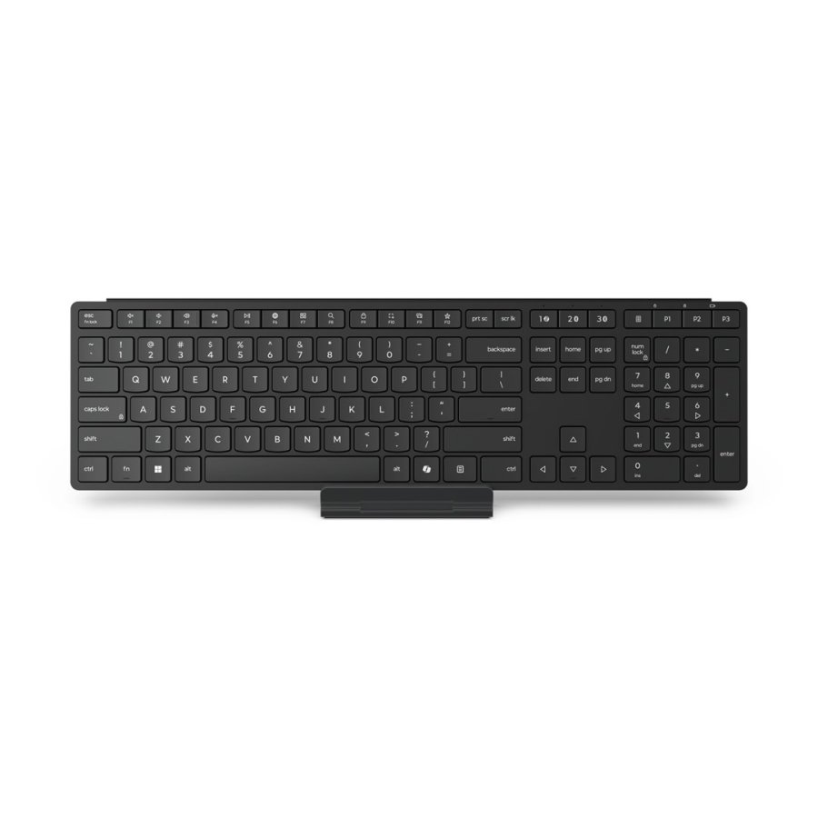 Lenovo Wireless Multi-Mode Pro 6000 tastatur Hjemme/kontor RF tr�dl�s + Bluetooth QWERTY US engelsk Sort #4