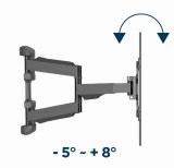 Gembird WM-75ST-01 tv-beslag 190,5 cm (75