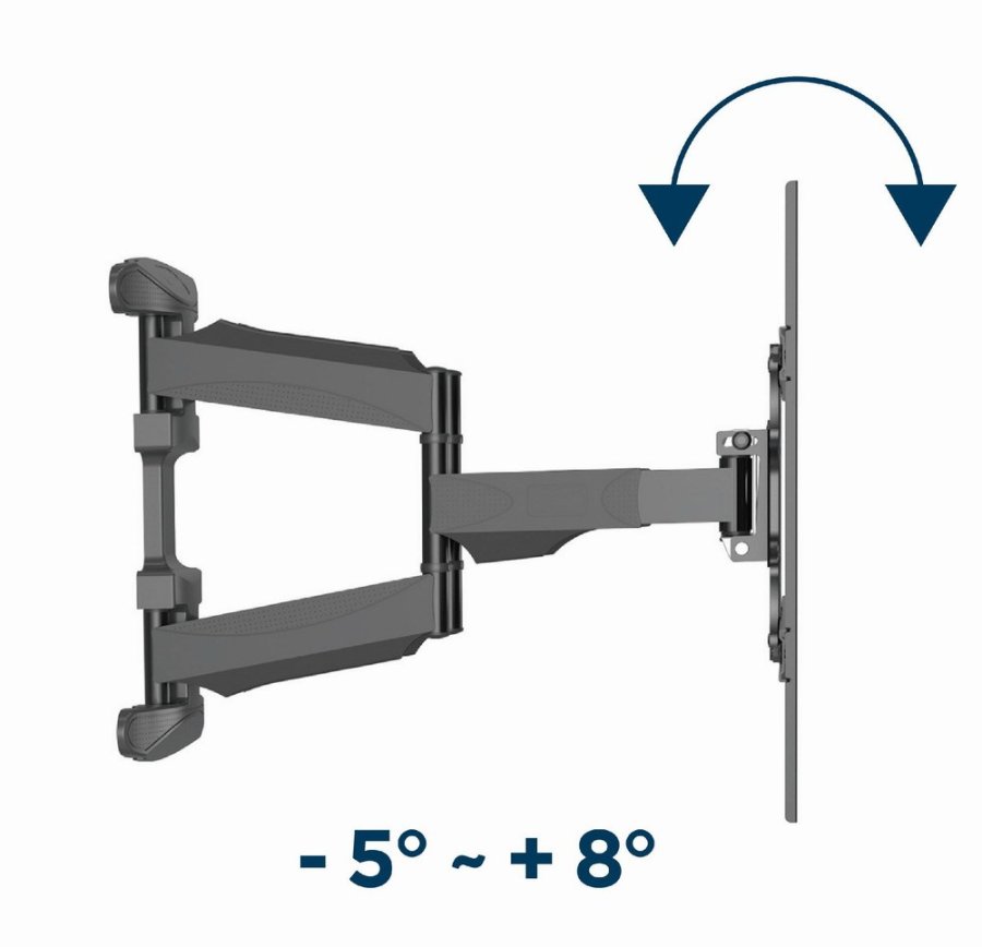 Gembird WM-75ST-01 tv-beslag 190,5 cm (75