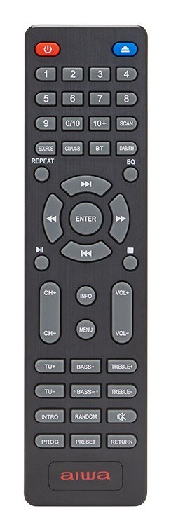 Aiwa MSBTU-700DAB stereoanl�g Home audio micro system 25 W Arktisk bl�, Sort #5