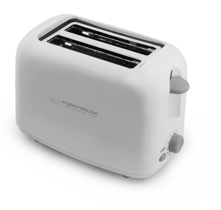 Esperanza EKT002 Caprese 2 skive(r) 600 W Hvid #1
