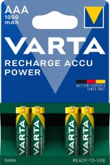 Genopladeligt Nimh Batteri Aaa 1.2 V 1000 mAh 4-Bobler #1