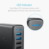 Anker PowerPort Speed 5 Universel Sort Vekselstr�m Indend�rs #7