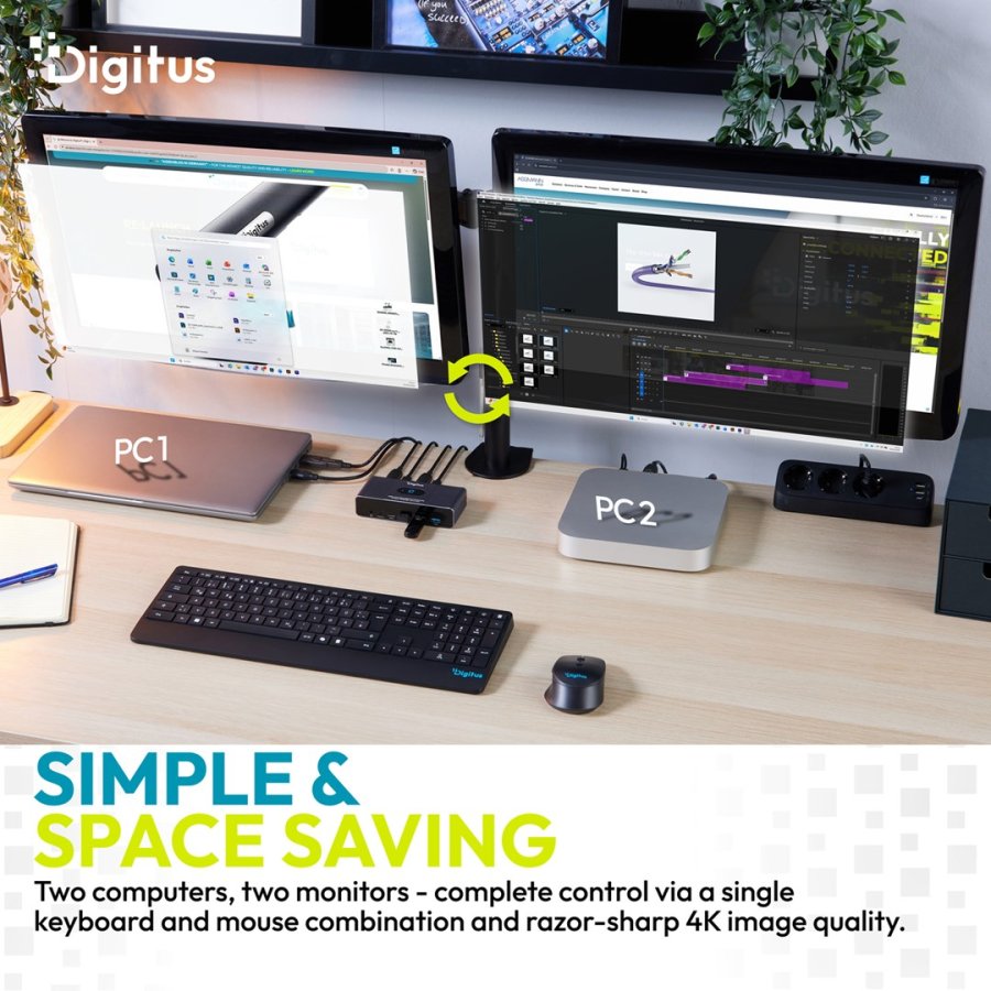 Digitus DS-12856 KVM Switch Gr� #2