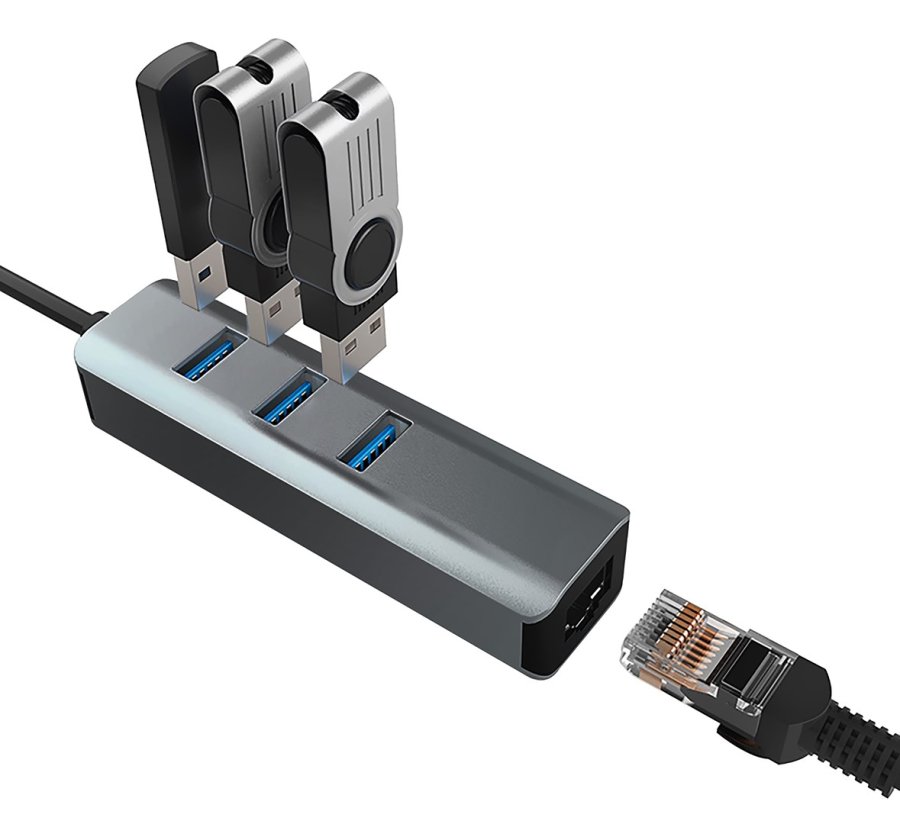 VAKOSS HUB USB 3.0 +RJ45 ETHERNET TC-4502X #3