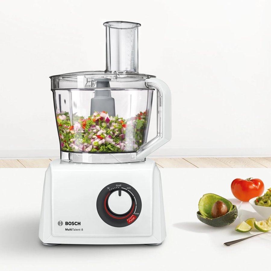 Bosch MC812W501 foodprocessor 1000 W 3,9 L Hvid Indbyggede v�gte #4