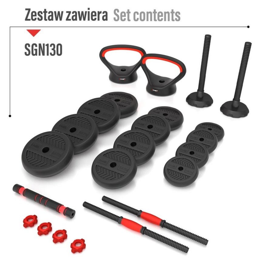 6IN1 VGTST HMS SGN130 (VGTSTANG, HNDVGT OG KETTLEBELL) 30 KG #5