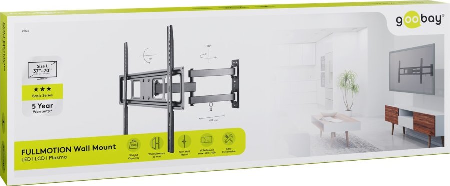 Goobay 49745 tv-beslag 177,8 cm (70