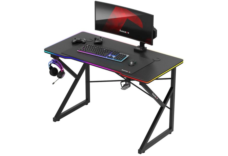 Huzaro Hero 1.7 RGB Black - gaming-skrivebord #6