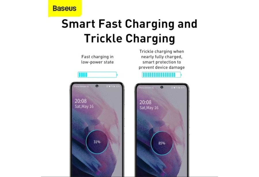 Baseus TZCCSUP-L01 oplader til mobil enhed Smartphone Sort Vekselstrm, USB Hurtig opladning Indendrs #5