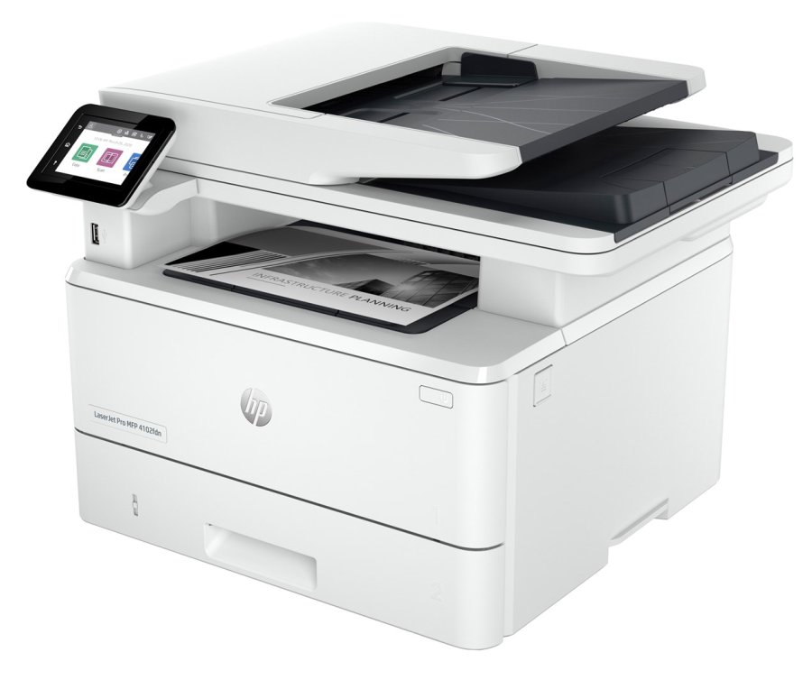 HP LaserJet Pro 4102fdn Multifunction Sort og hvid Printer, Kun ethernet; Kopimaskine, scanner #10