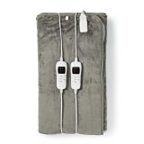 Nedis PEBL130CWT2 varmelagen og -pude Elektrisk tppe 120 W Gr, Hvid Fleece, Polyester #10