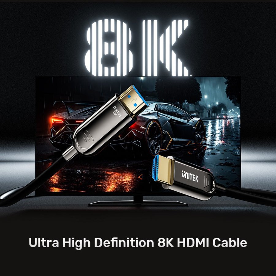 UNITEK C11085GY01-10M HDMI-kabel HDMI Type A (Standard) Sort #4