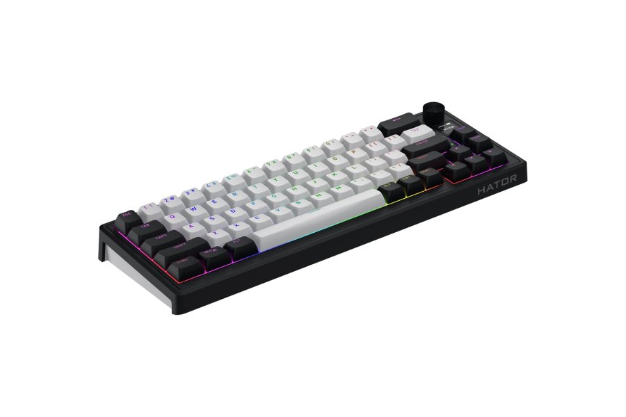 HATOR Skyfall 65 MAG ULTIMA 8K wireless tastatur Spil USB + RF Wireless + Bluetooth QWERTY US engelsk Sort, Hvid #3