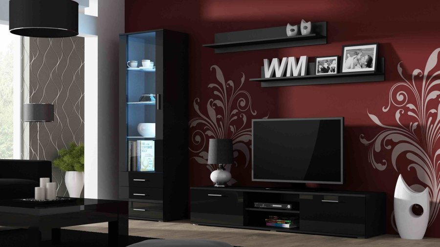 Cama SOHORTV180CZ/CZ TV stativ & underholdningscenter 1 hylder #4