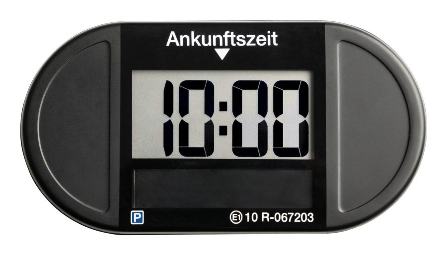 Needit Park Lite Solar parkeringsskive Sort Elektronisk #1