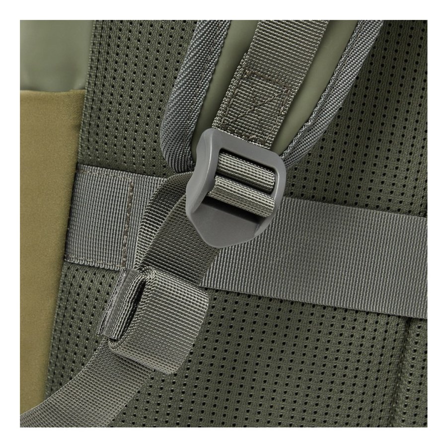 Rivacase Eden rygs�k Rejserygs�k Oliven PU-l�der, Polyester, Genanvendt polyethylenterephthalat (rPET) #19