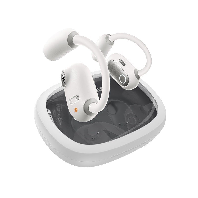 Baseus Eli Fit Open- Ear Headset Trdls forbindelse/musik USB Type-C Bluetooth Hvid #5