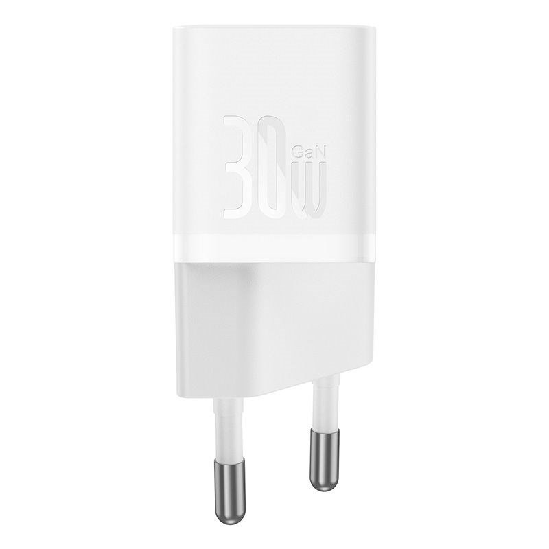 Baseus P10110902213-01 USB-C GaN5 mini 30W netoplader Hvid #4