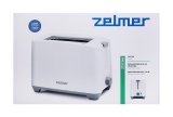 Zelmer ZTS7386 br�drister 2 skive(r) 750 W Hvid #4