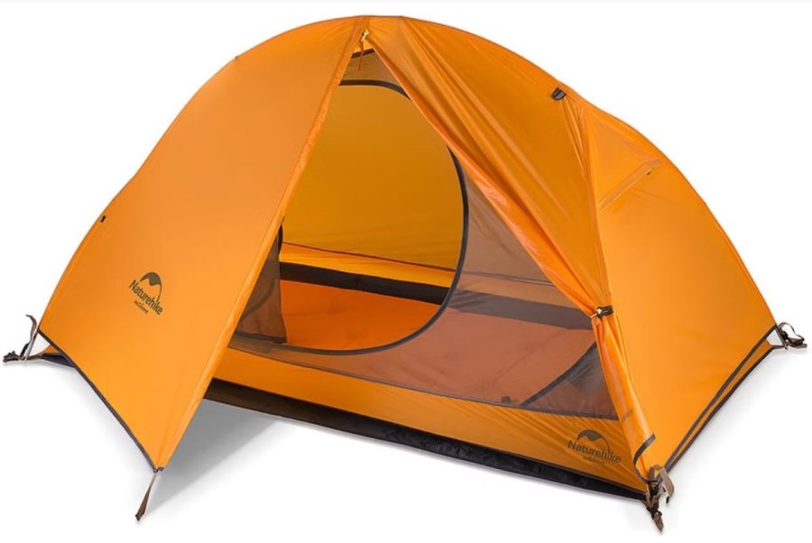 Naturvandre cykeltelt Ultralet 1 NH18A095-D-orange #5