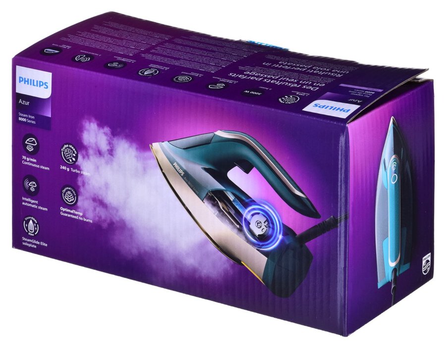 Philips 1000 series DST8030/70 strygejern Dampstrygejern SteamGlide Elite-strygesl 3000 W Grn #11
