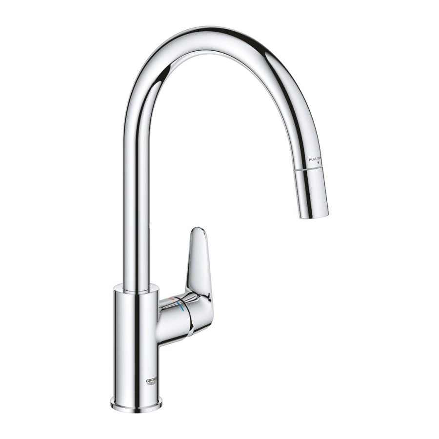 GROHE baucurve 30547000 Etgrebs kkkenvaskarmatur Krom #7