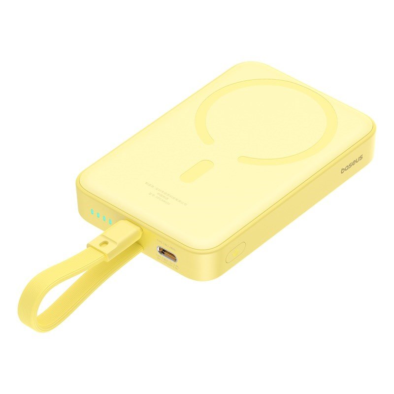 Baseus P10022109Y23-00 Lithium-polymer (LiPo) powerbank 10000 mAh Trdls opladning Gul #5