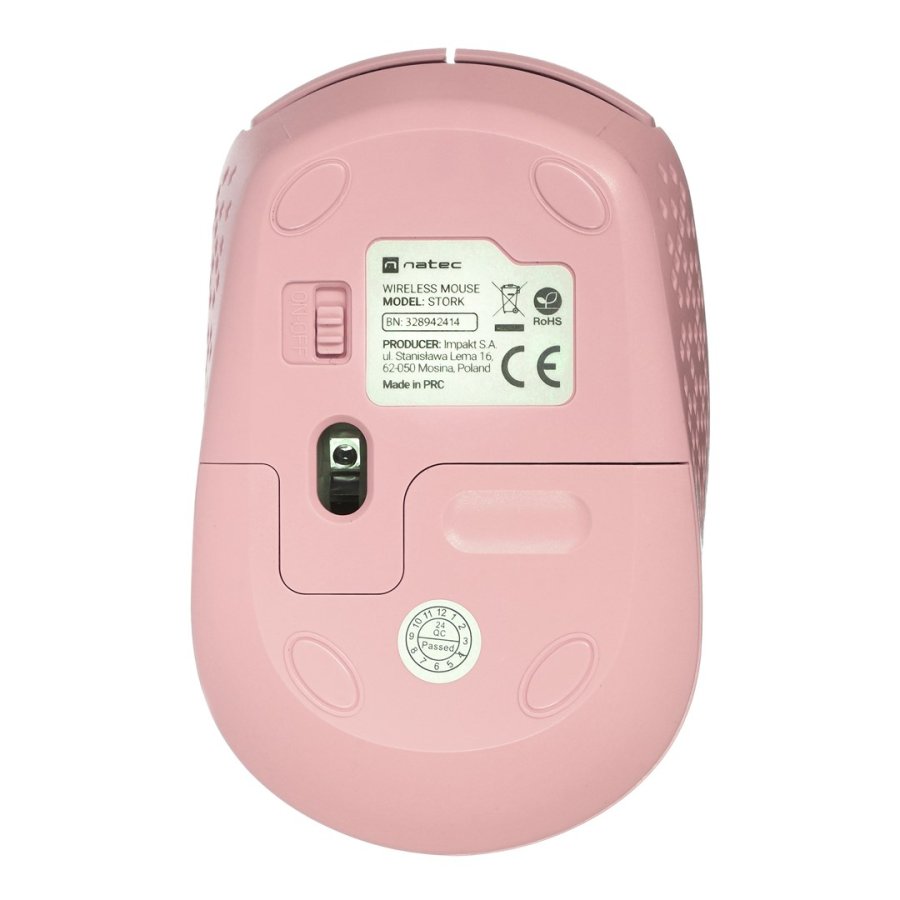 NATEC STORK mus Hjem Ambidextrous RF Wireless + USB Type-A Optisk 1600 dpi #6