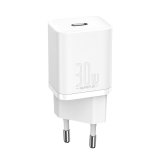 Baseus CCSUP-J02 oplader til mobil enhed Universel Hvid Vekselstrm Hurtig opladning Indendrs #1
