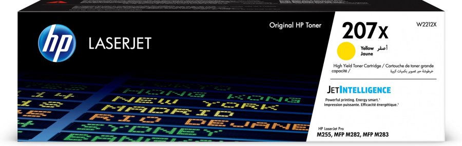 HP 207X Original LaserJet-tonerpatron, gul med hj kapacitet #1